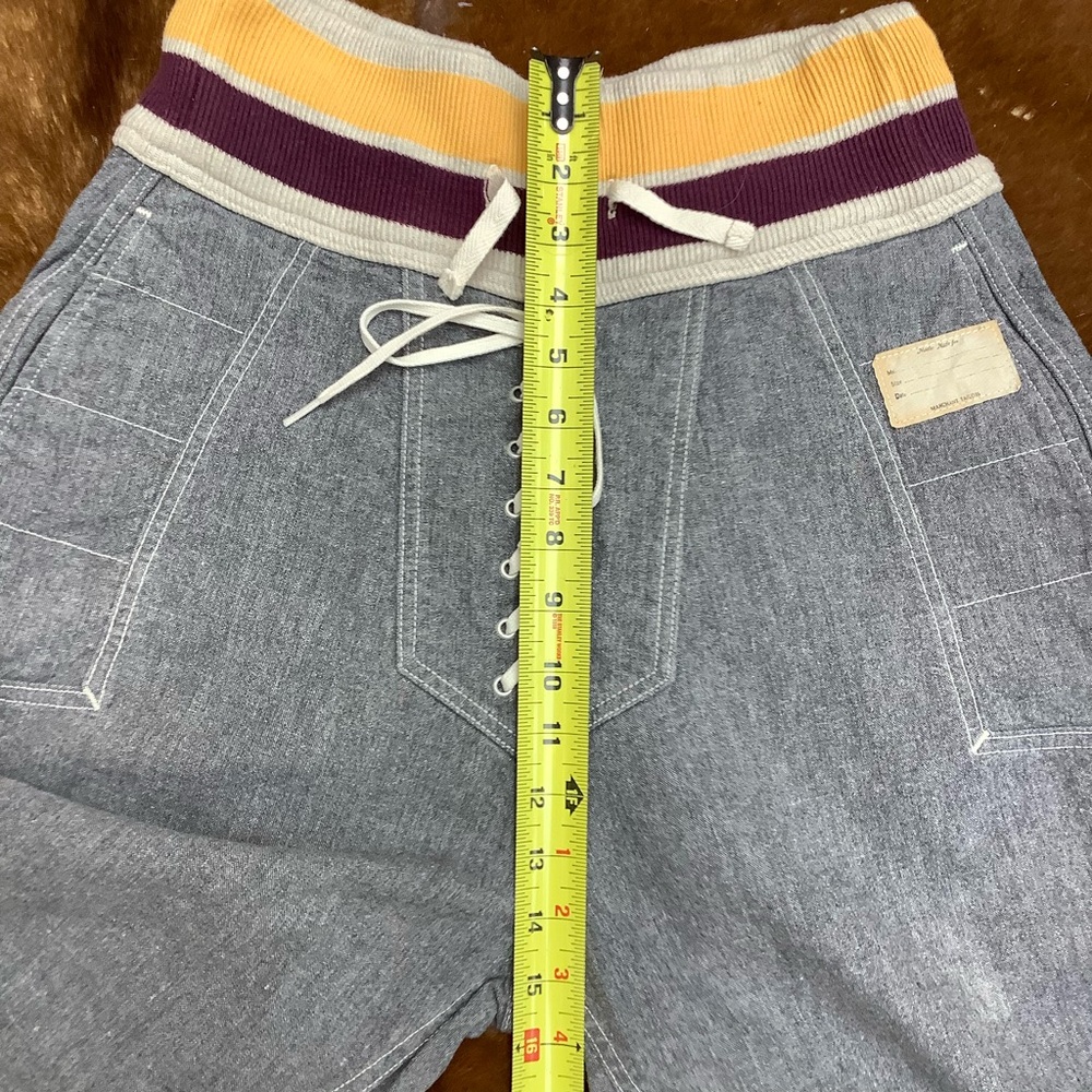 KAPITAL Denim Riding Lace Up Pants - Picture 9 of 11